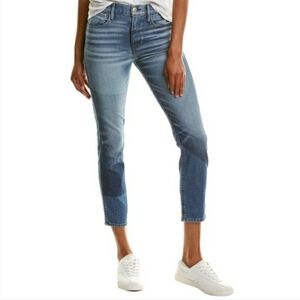 3x1 W3 Shadow Blue Straight Leg Authentic Crop Jeans SZ 25